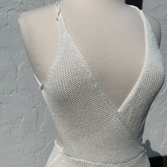 New Boho Crochet Beach Dress Swim Cover Up Maxi Midi - Picture 4 of 17